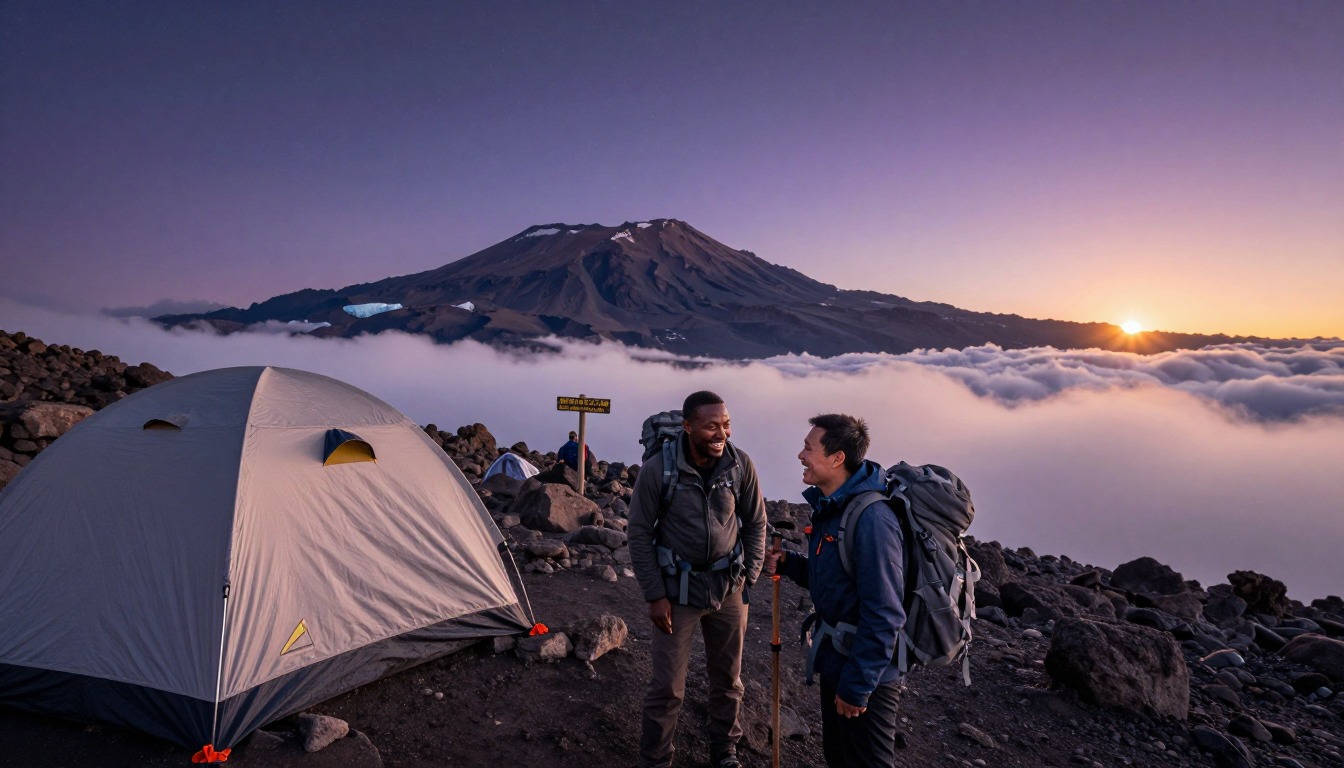 Illustration of a place to stay near Kilimanjaro — Barafu & the Summit