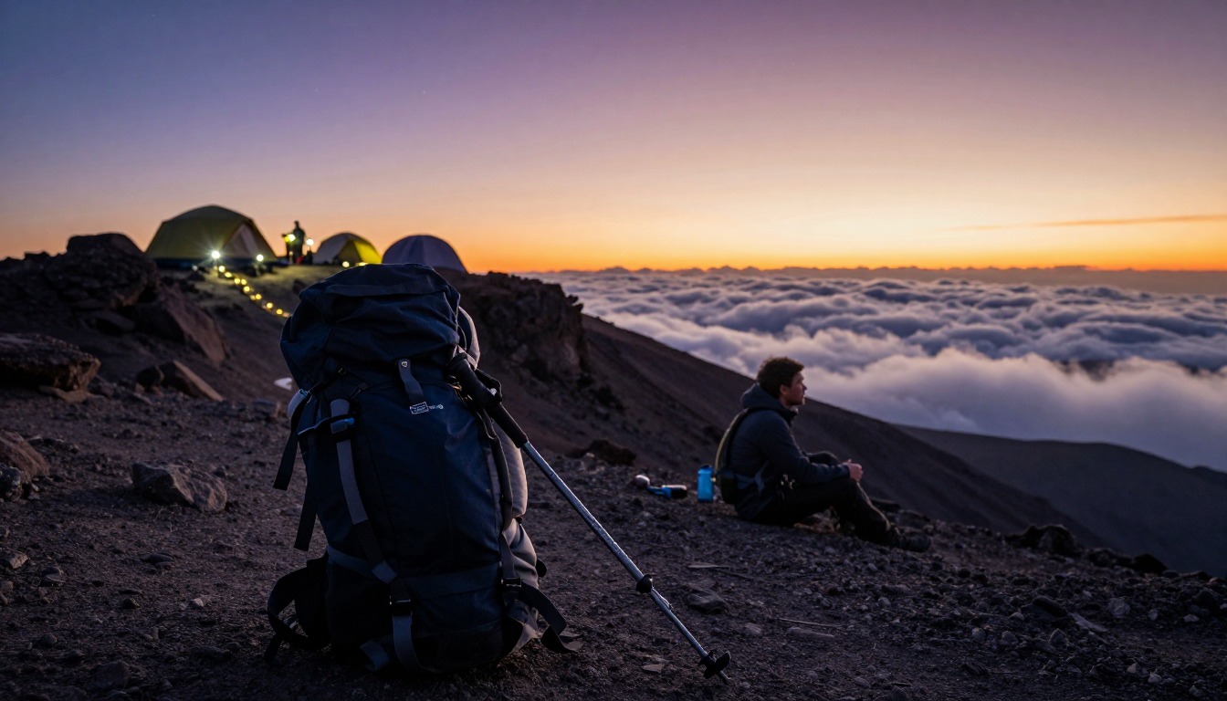 Illustrative detail from Kilimanjaro — Barafu & the Summit
