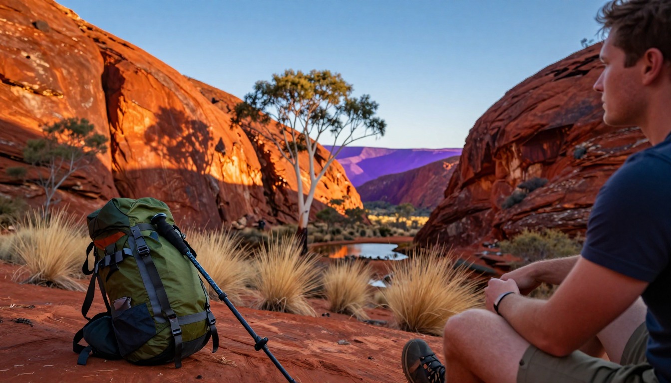 Illustrative detail from Larapinta Trail