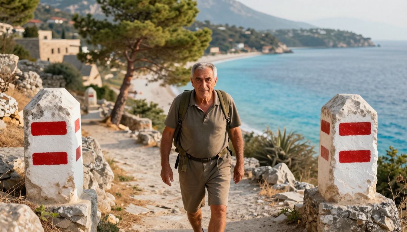 Illustration of the trail at The Lycian Way