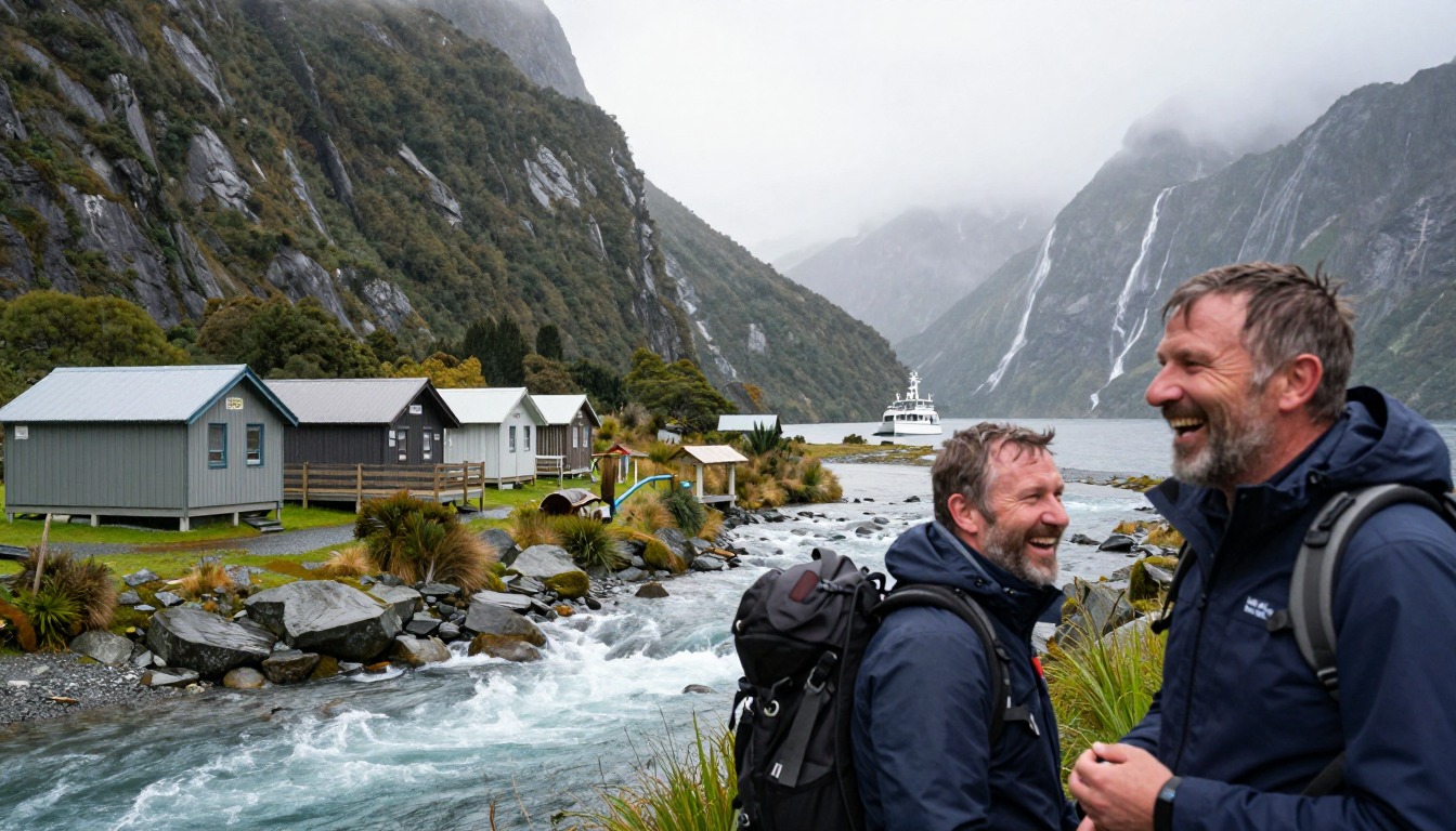 Illustration of a place to stay near Milford Track — Fiordland