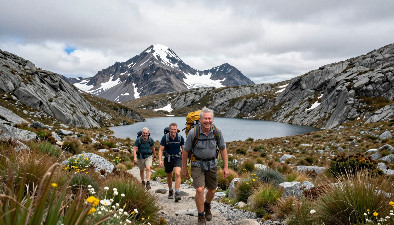 Illustration of the trail at Mount Kosciuszko — Main Range