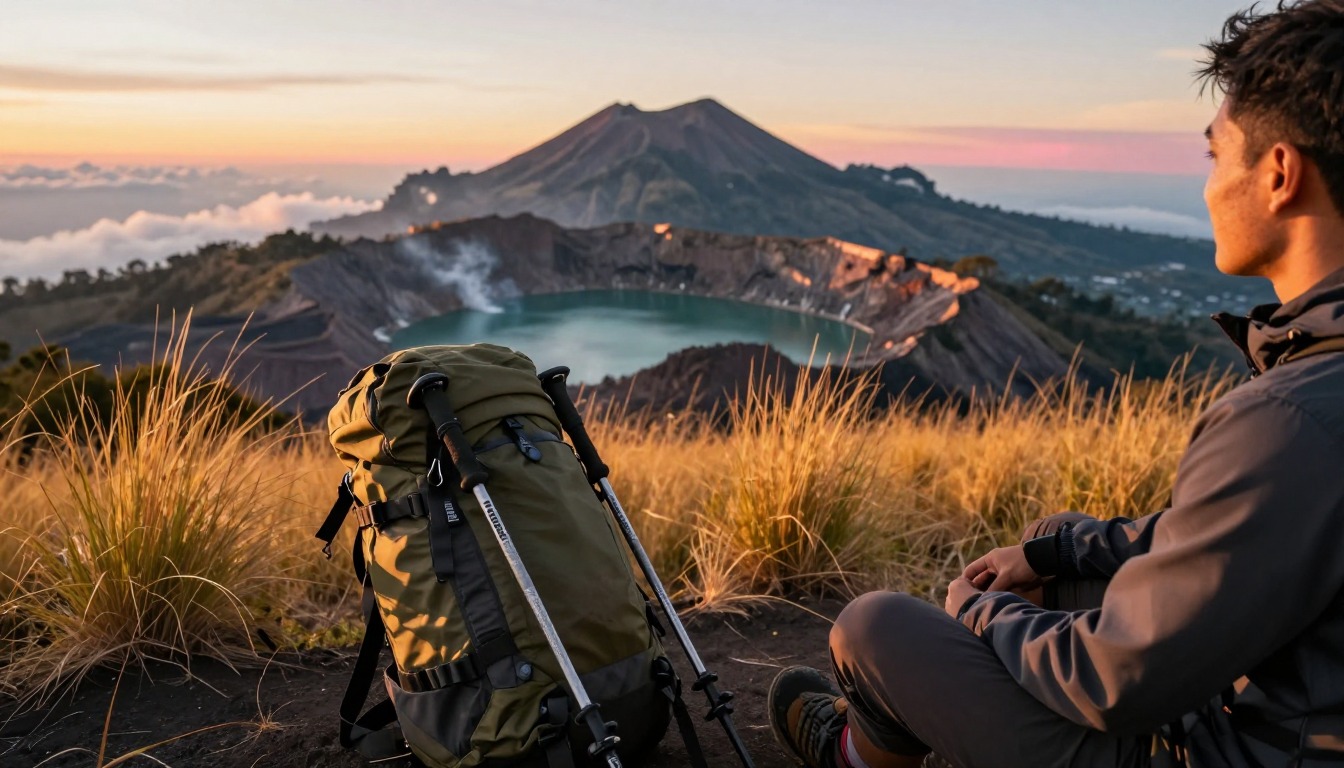 Illustrative detail from Mount Rinjani