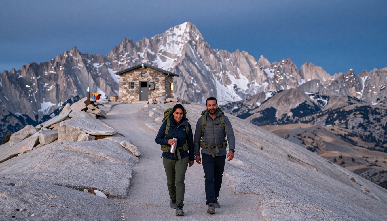 Illustration of the trail at Mount Whitney Trail