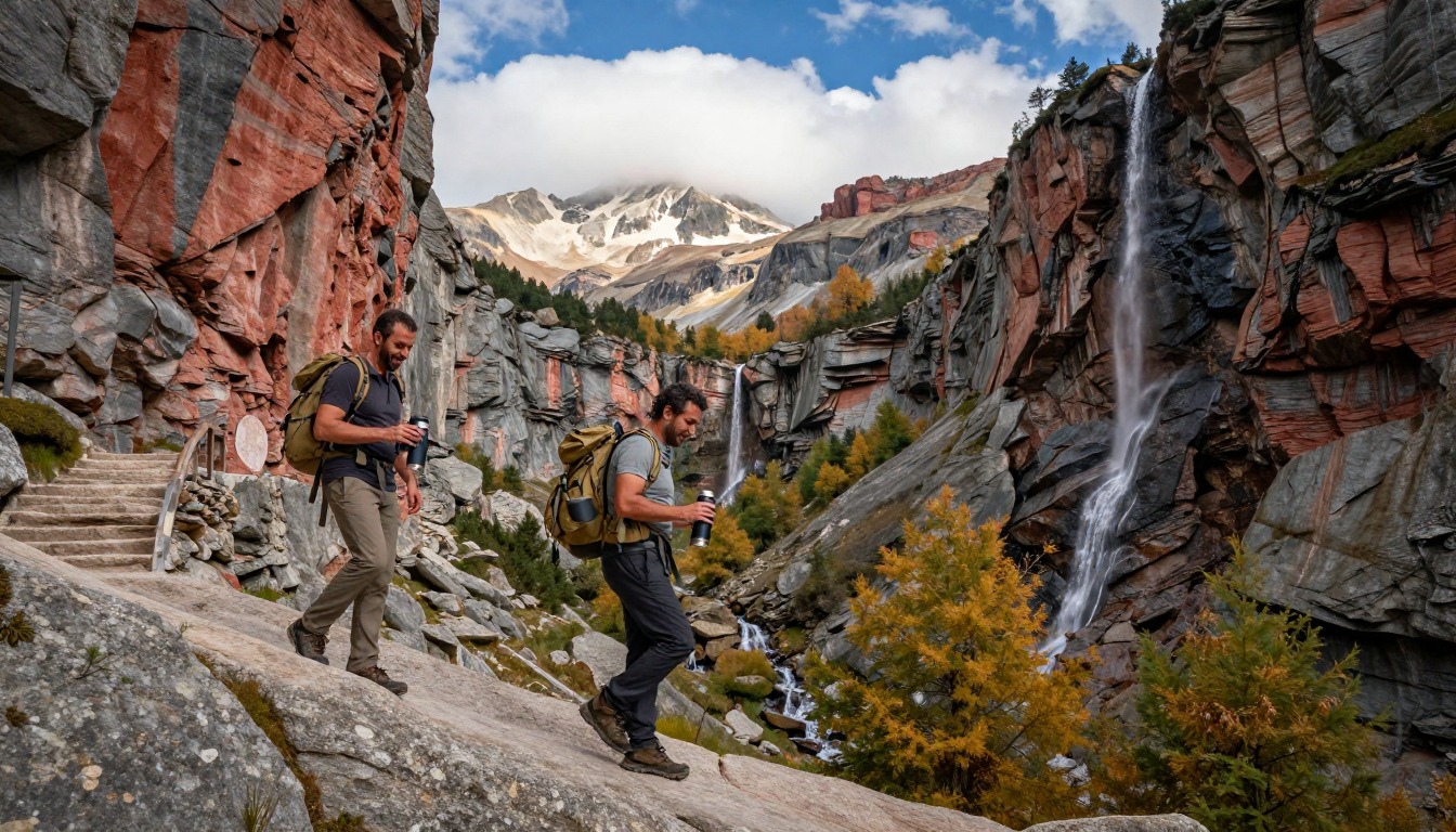 Illustration capturing a moment at Ordesa Canyon & Monte Perdido