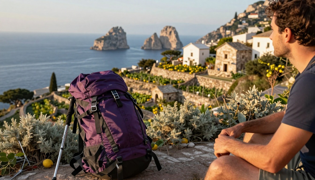 Illustrative detail from Path of the Gods — Amalfi Coast