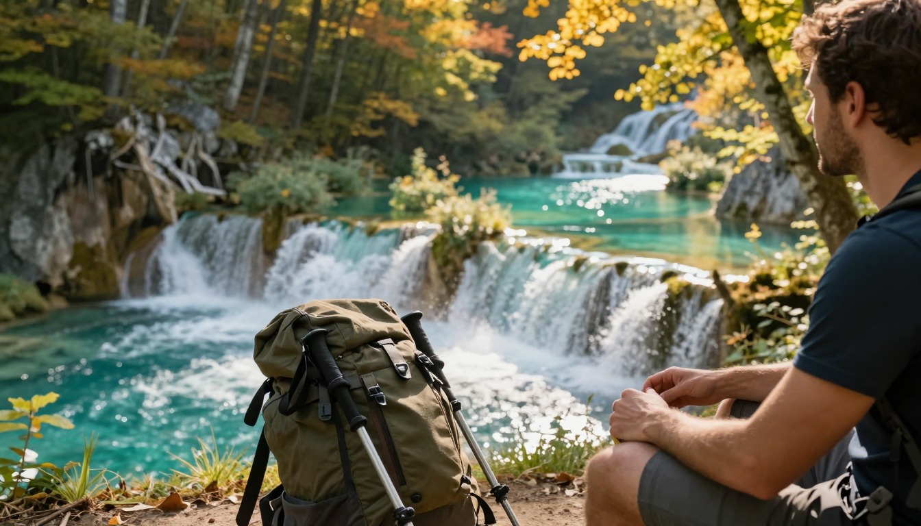 Illustrative detail from Plitvice Lakes
