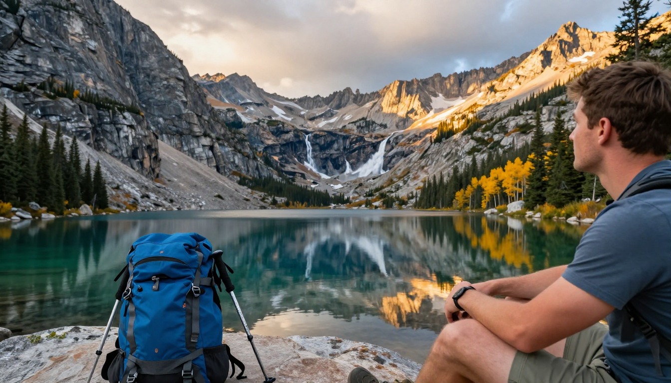Illustrative detail from Rocky Mountain NP — Sky Pond & Emerald Lake