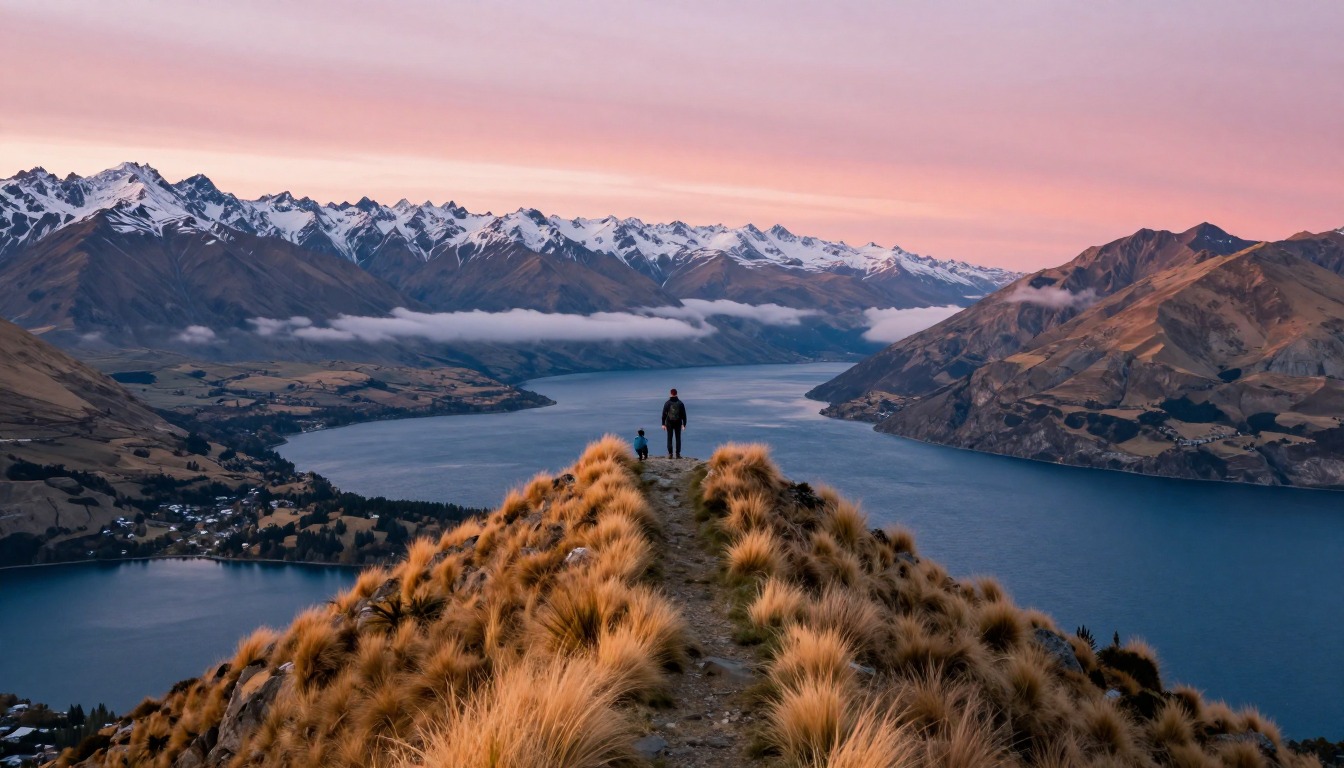 Illustration evoking Roys Peak