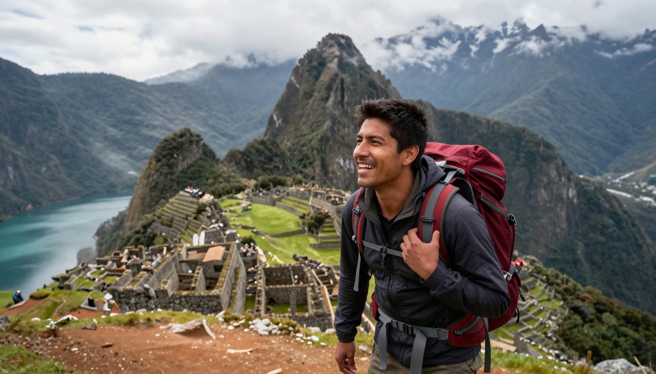 Illustration capturing a moment at Salkantay Trek