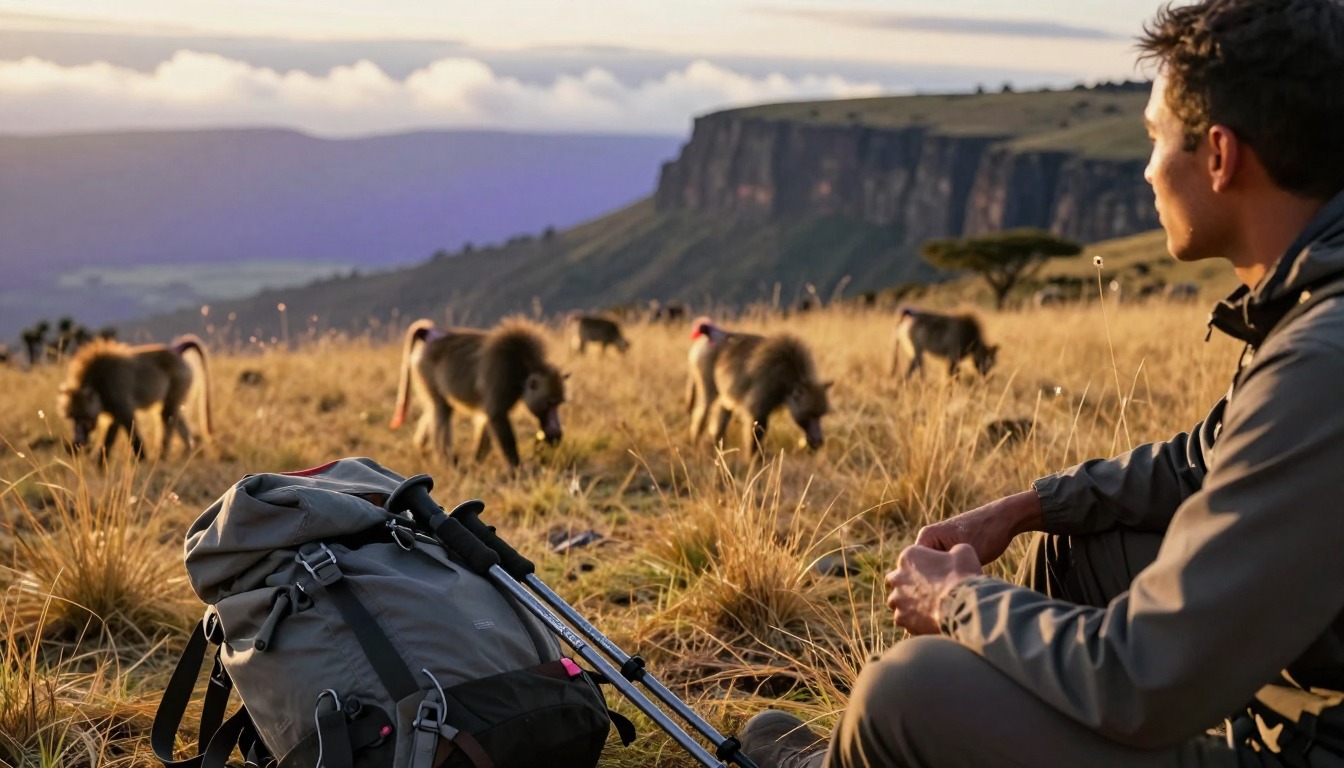 Illustrative detail from Simien Mountains