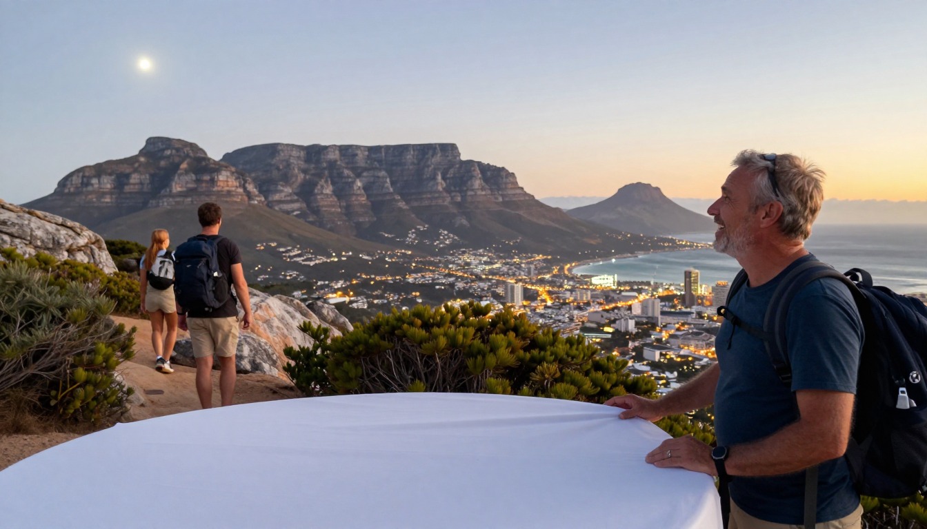Illustration capturing a moment at Table Mountain & Lion’s Head