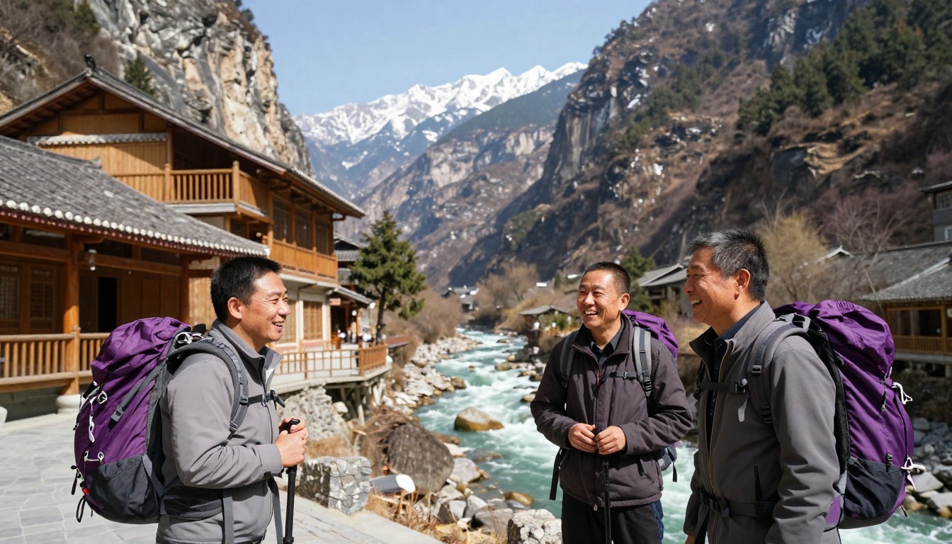 Illustration of a place to stay near Tiger Leaping Gorge