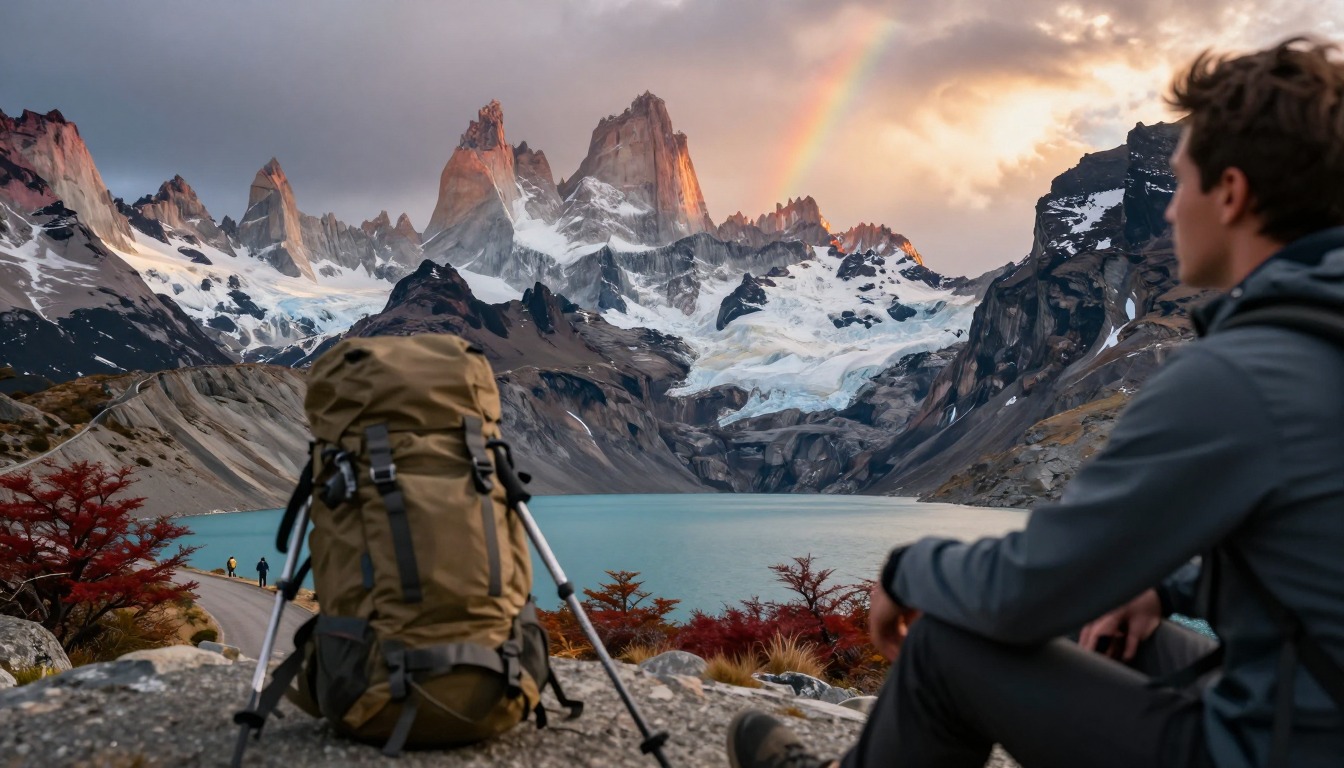 Illustrative detail from Torres del Paine — W Trek