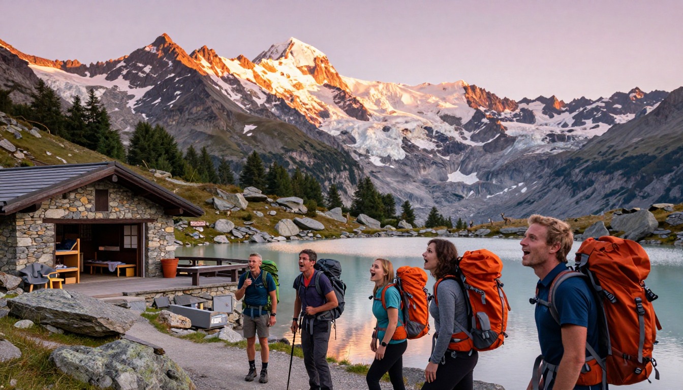 Illustration of a place to stay near Tour du Mont Blanc — Chamonix