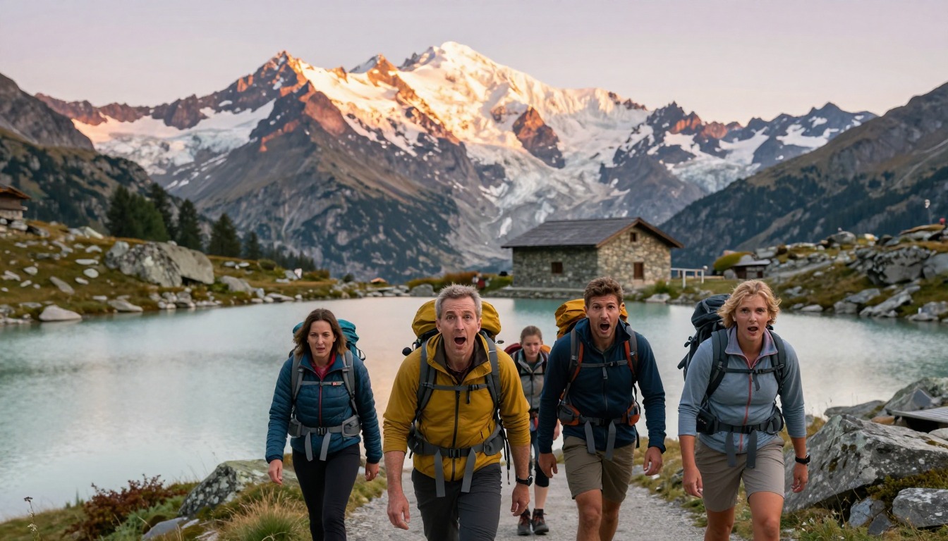 Illustration of the trail at Tour du Mont Blanc — Chamonix
