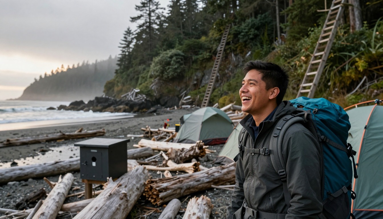 Illustration of a place to stay near West Coast Trail