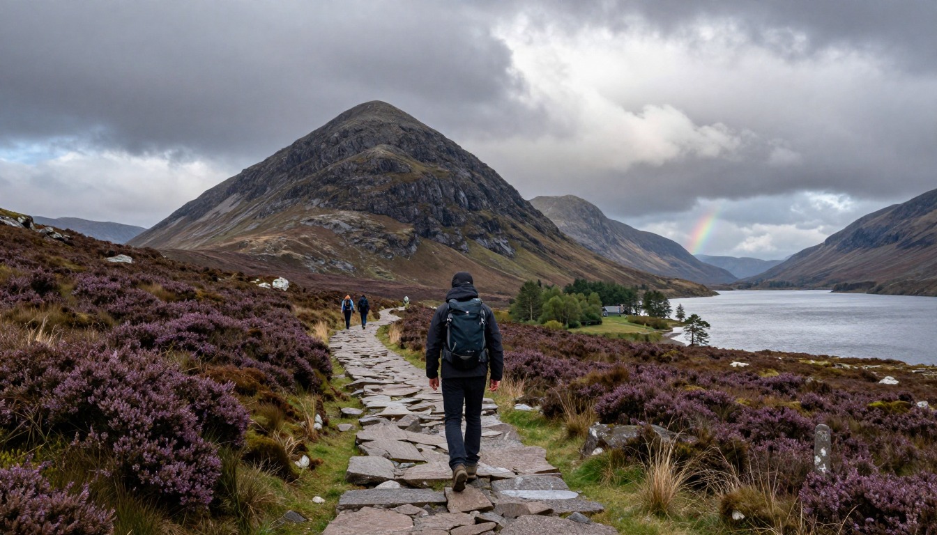 Illustration evoking West Highland Way