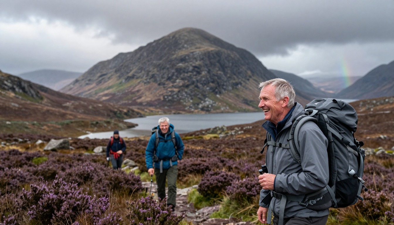 Illustration capturing a moment at West Highland Way