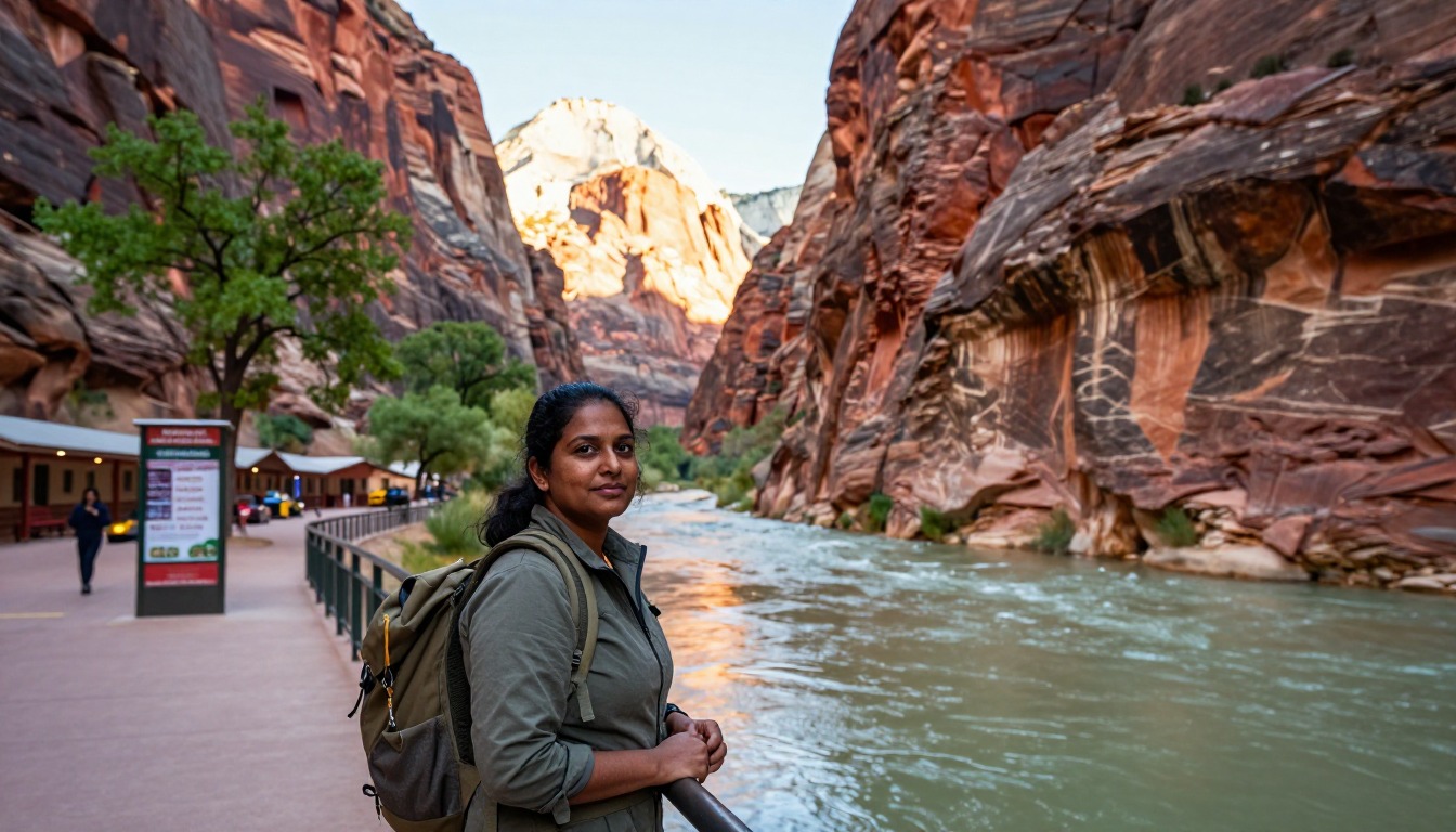 Illustration of a place to stay near Zion — Angels Landing & The Narrows